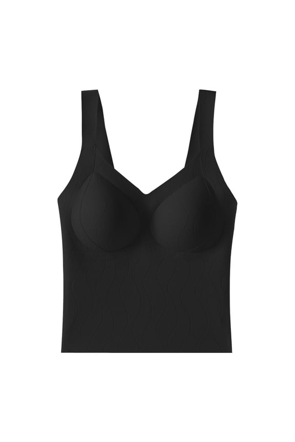 Seamless Underwear Top for Women Casual Sleeveless Thermal Bras Vest Fall Lightweight Solid Color Warm Bottoming Tops