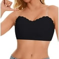 thumbnail image 1 of gakvbuo Strapless Bras Seamless Bras Bandeau Women's Comfortable No Steel Hoop Sexy Wrap Around Bra With Back Buckle Gathered Strapless Drop And Fall Bra, 1 of 9