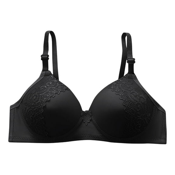 Samickarr Wireless Minimizer Bras for Women Full Coverage Gathered Up Lingerie Wirefree Comfort Breathable Minimizer Bralettes Adjustable Shoulder Strap Daily Bras