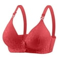 thumbnail image 1 of Samickarr Wireless Minimizer Bras for Women Sexy Gathered Up Comfort Breathable Lingerie Wirefree Jaquard Minimizer Bralettes Adjustable Shoulder Strap No Underwire Daily Underwear Bras, 1 of 1