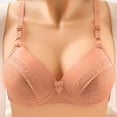 thumbnail image 1 of Samickarr Wireless Support Bras for Women Full Coverage Gathered Up Lingerie Printed Minimizer Bras Thin Breathable Adjustable Shoulder Strap Daily Bralettes, 1 of 5