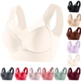 thumbnail image 1 of gakvbuo Wireless Support Bras For Women Full Coverage Plus Size Bras Post-Surgery Bra Strapless Lace Underwear Wirefree Bralette Bra Yoga Sports Bra, 1 of 9