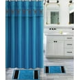 thumbnail image 1 of Samimport-2011 Blue Modern Butterfly Design Shower Curtain, 72" x 72" Machine Washable 15 Count, 1 of 2
