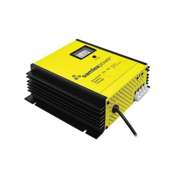 Samlex America  15A 12V Battery Charger, Yellow