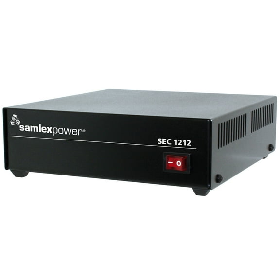 Samlex Desktop Switching Power Supply, 120VAC Input 12V Output 10 Amp Marine