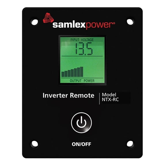 Samlex NTX-RC Remote Control with LCD Display for 120VAC Automotive Specialty Parts
