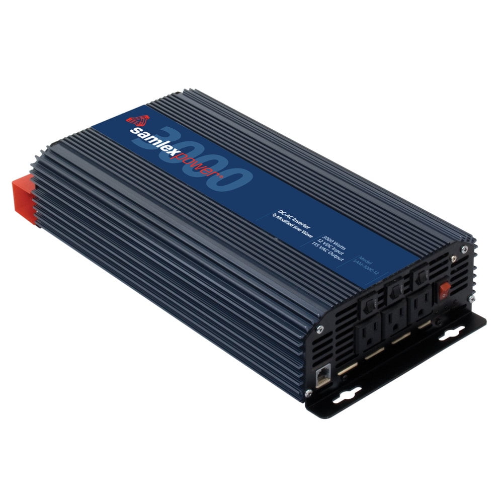 CWR WHOLESALE Samlex SAM-3000-12 12V DC 3000W Surge Power Inverter