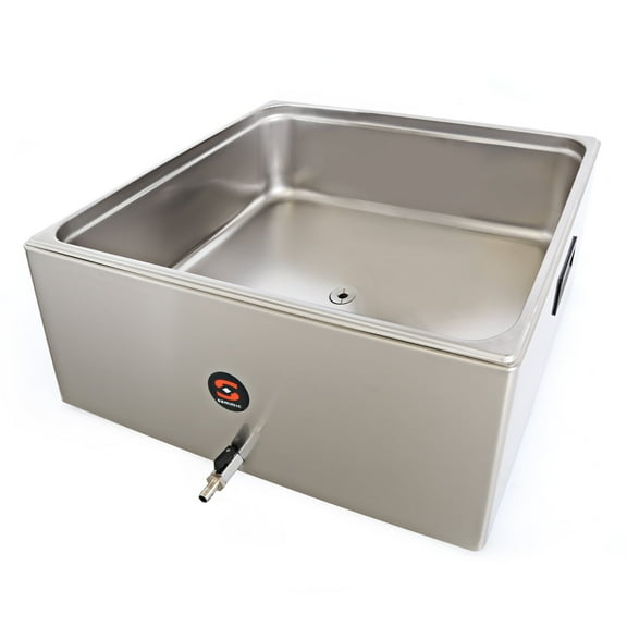 Sammic 1180065 (1180065) Sous Vide Cooker Tank, with tap, 56-liter/14.8-gal capacity, insulated, 2/1 GN, stainless steel construction, for SmartVide immersion circulator