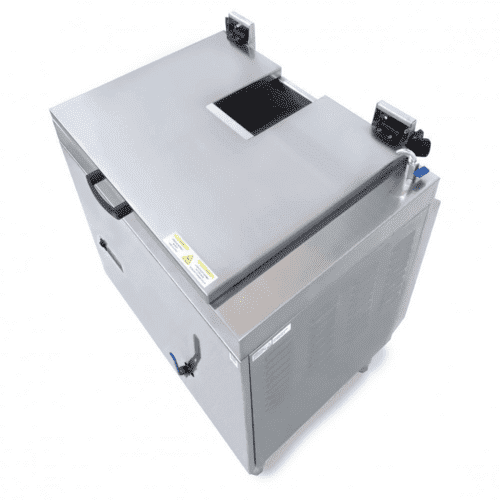 Sammic 1180414 Sous Vide Heated Tank, 120-Liter/30-Gal, Stainless Steel, Insulated, Hinged Lid, Filling Tap and Drain Key, Overflow Prevention, 208-240V, Compatible with SmartVide XL