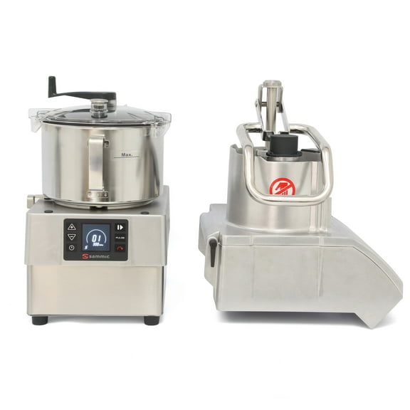 Sammic CK-45V (1050770) Combi Vegetable Prep & Food Processor, countertop, up to 1300 lbs/hr production, variable speeds, reverse function, force control system, Digital control