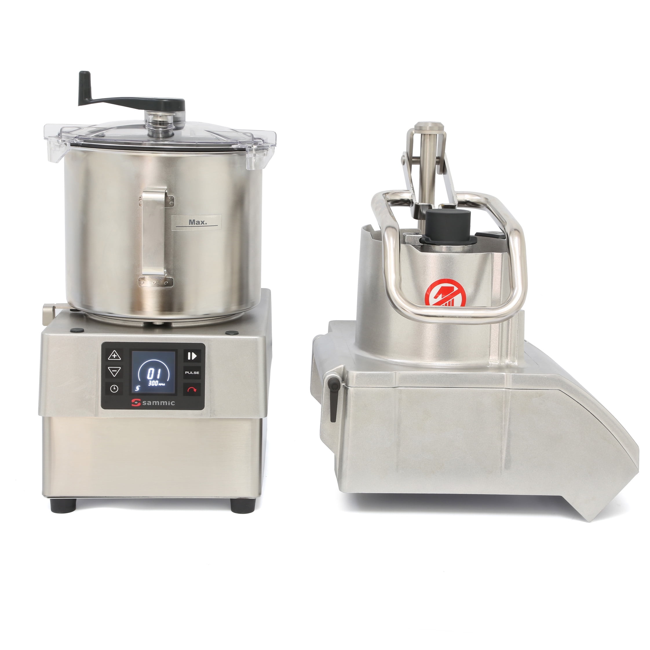 Sammic CK-48V (1050822) Combi Vegetable Prep & Food Processor, countertop, up to 1300 lbs/hr production, variable speeds, reverse function, force control system, Digital control