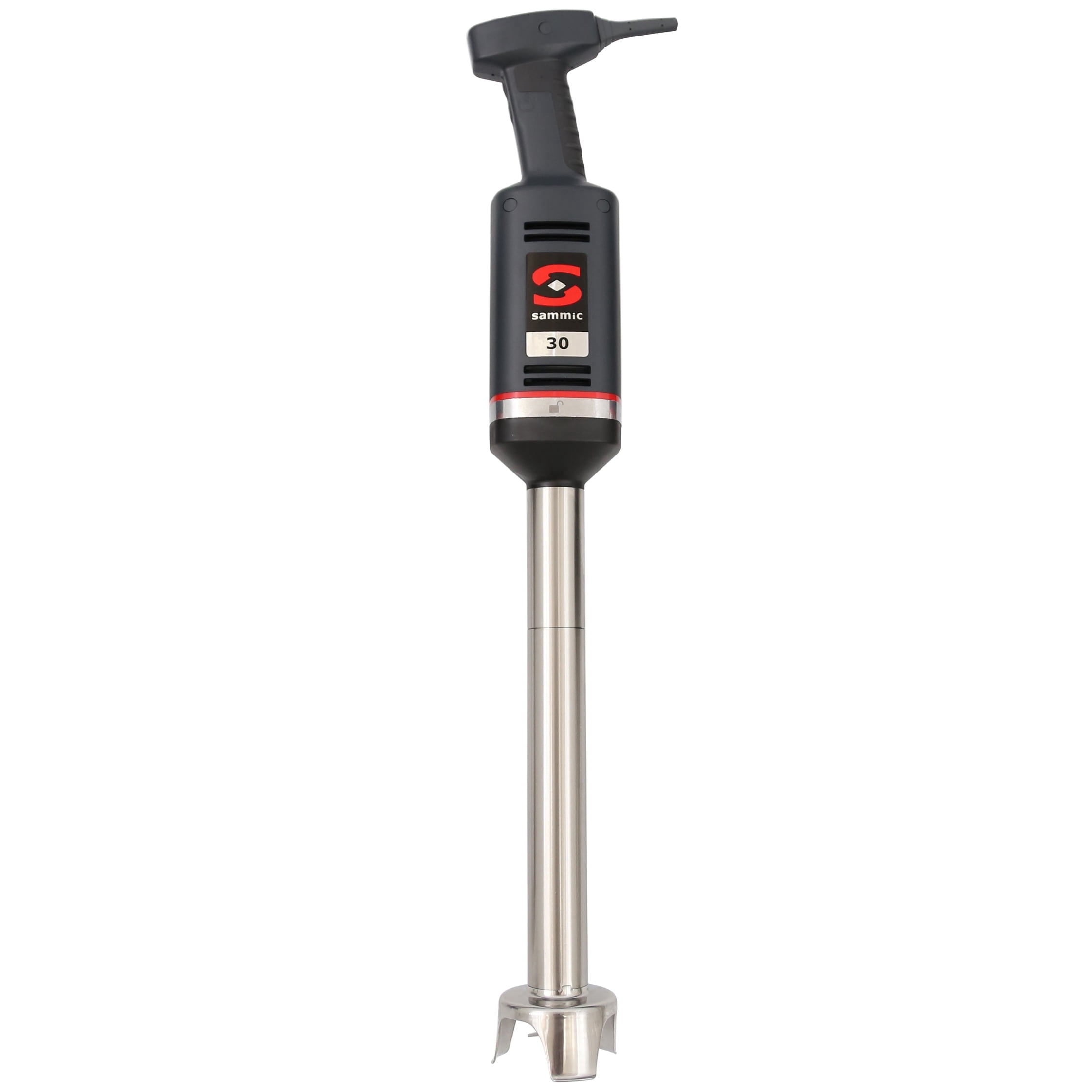 Sammic XM-33V Immersion Stick Blender, Commercial Handheld Food Blender, 63 Qt Capacity, Variable Speed, 16.54" Dishwasher Safe Stainless Steel Arm with 3.6" Bell, Wall Mount, Ergonomic Grip