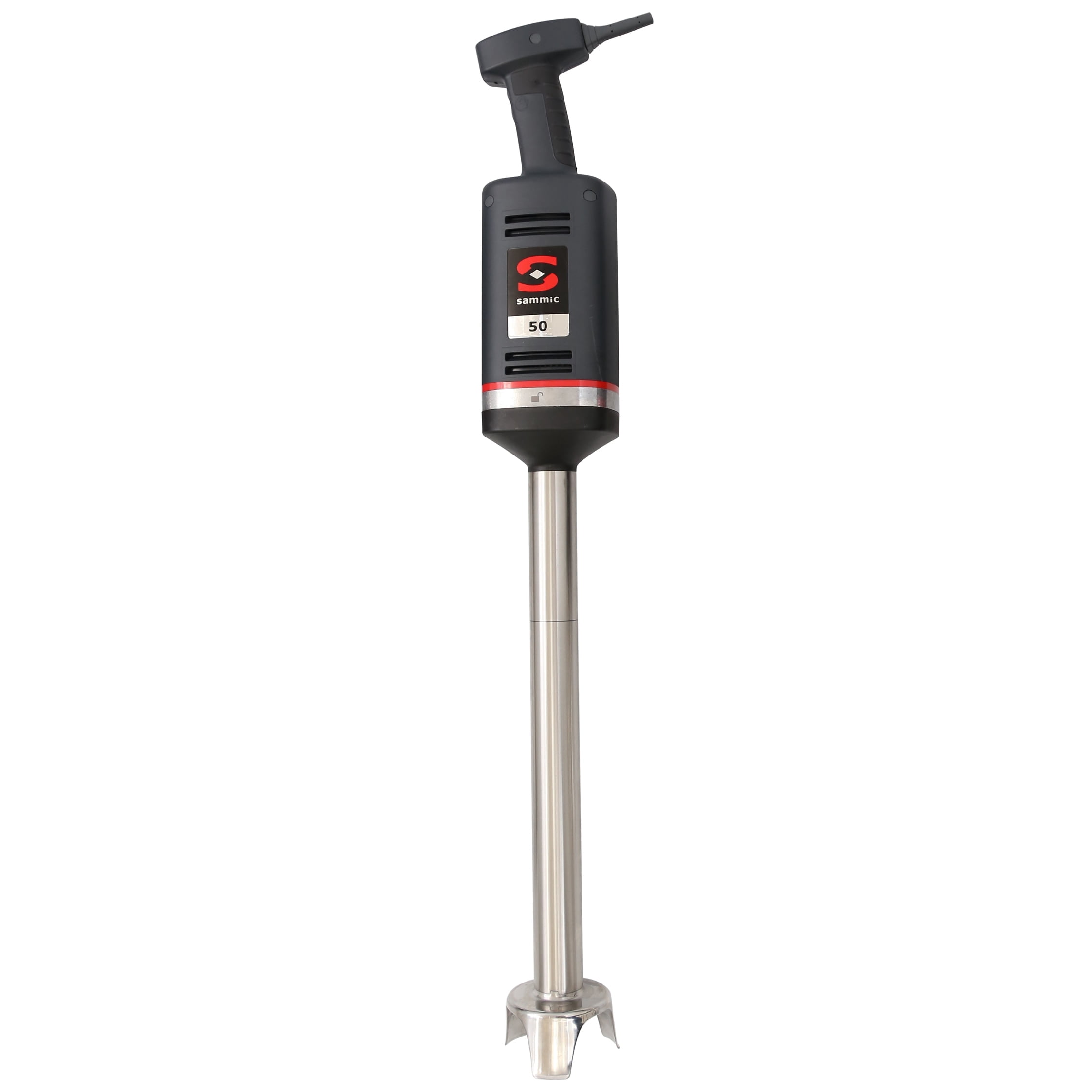 Sammic XM-52 Immersion Stick Blender, Handheld Commercial Food Blender, 127 Qt Capacity, Fixed 12,000 RPM, 20.7" Stainless Steel Arm with Y Blade and 4" Bell, Wall Mount, Ergonomic Design