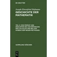 thumbnail image 1 of Sammlung Göschen: Von Fermat Und Descartes Bis Zur Erfindung Des Calculus Und Bis Zum Ausbau Der Neuen Methoden (Hardcover), 1 of 1