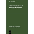 thumbnail image 1 of Sammlung Guttentag BÃ¶rsengesetz, Book 41, (Hardcover), 1 of 1