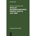 thumbnail image 1 of Sammlung Guttentag Invalidenversicherungsgesetz vom 13. Juli 1899, Book 30, (Hardcover), 1 of 1