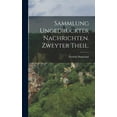 thumbnail image 1 of Sammlung ungedruckter Nachrichten. Zweyter Theil. (Hardcover), 1 of 1