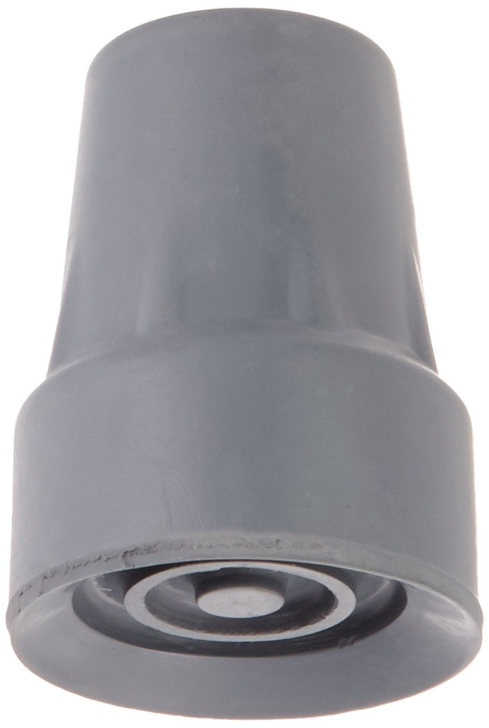 Sammons Preston 16262 Latex Free Crutch Tips, 1" Tube Size, Gray Crutch Tips, NonLatex