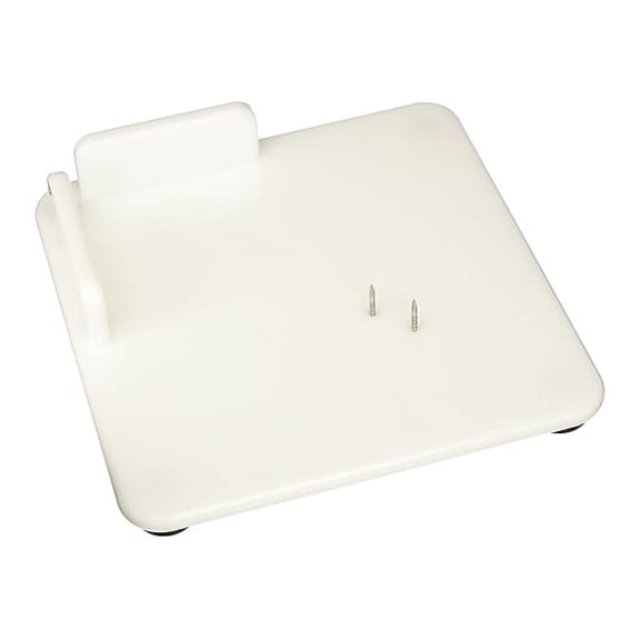 Sammons Preston Hi-D Paring Board, Single Handed Cutting Board with Aluminum for Peeling and Slicing, Suction Feet for Sticking to Counter, and Corner Guards Prevent Food Sliding, 8-1/2" Square