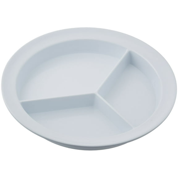 Sammons Preston Partitioned Scoop Dish, Melamine, Divided Plate, Adaptive Plate