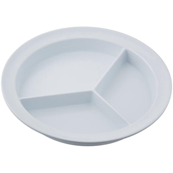 Sammons Preston Partitioned Scoop Dish, Melamine, Divided Plate, Adaptive Plate