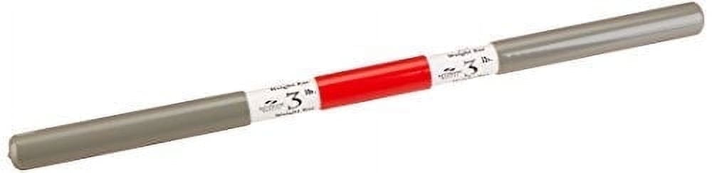 Sammons Preston Rehab Weight Bar, 3 Pounds, Red, 1 Pack