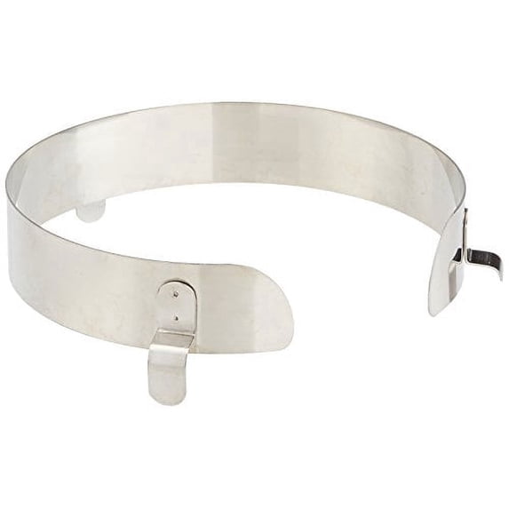 Sammons Preston Stainless Steel Food Guard, 9" - 11" Plates, Keeps Food From Falling Off Plate