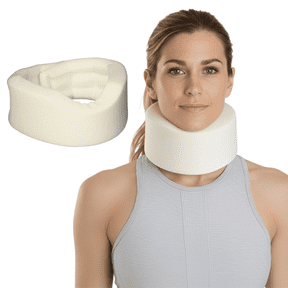 Sammons Preston Universal Cervical Neck Brace, Soft Foam Collar with Adjustable Closure, 2” High Contour Support for Neck Pain, Injury Recovery & Spine Alignment, Cream Color