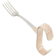 Sammons Preston Vertical Palm Self-Handle Fork, Assistive Utensil with 90º Angle Handle