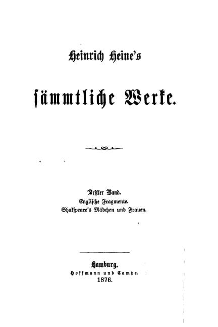 Sammtliche Werke