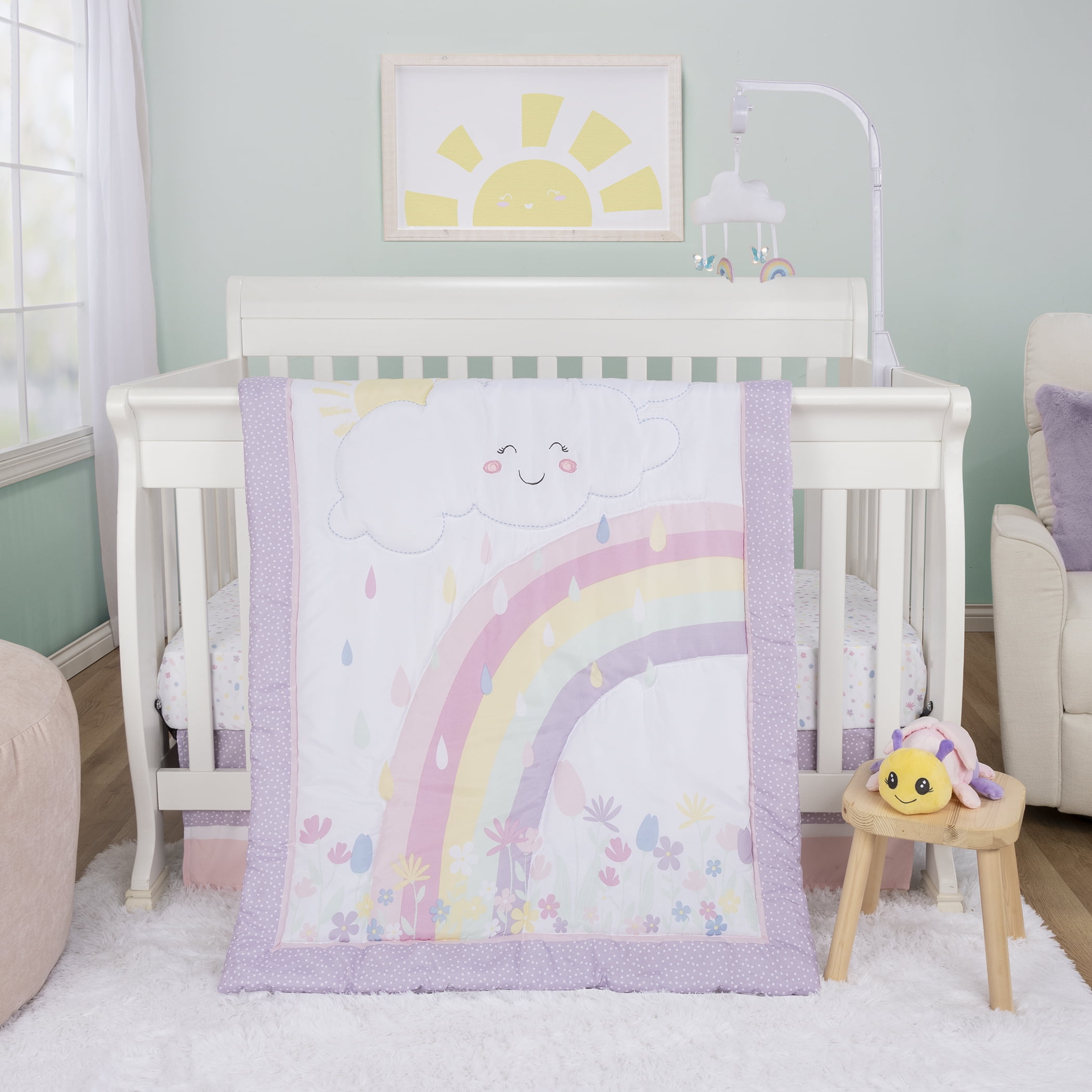 Clouds crib bedding sales