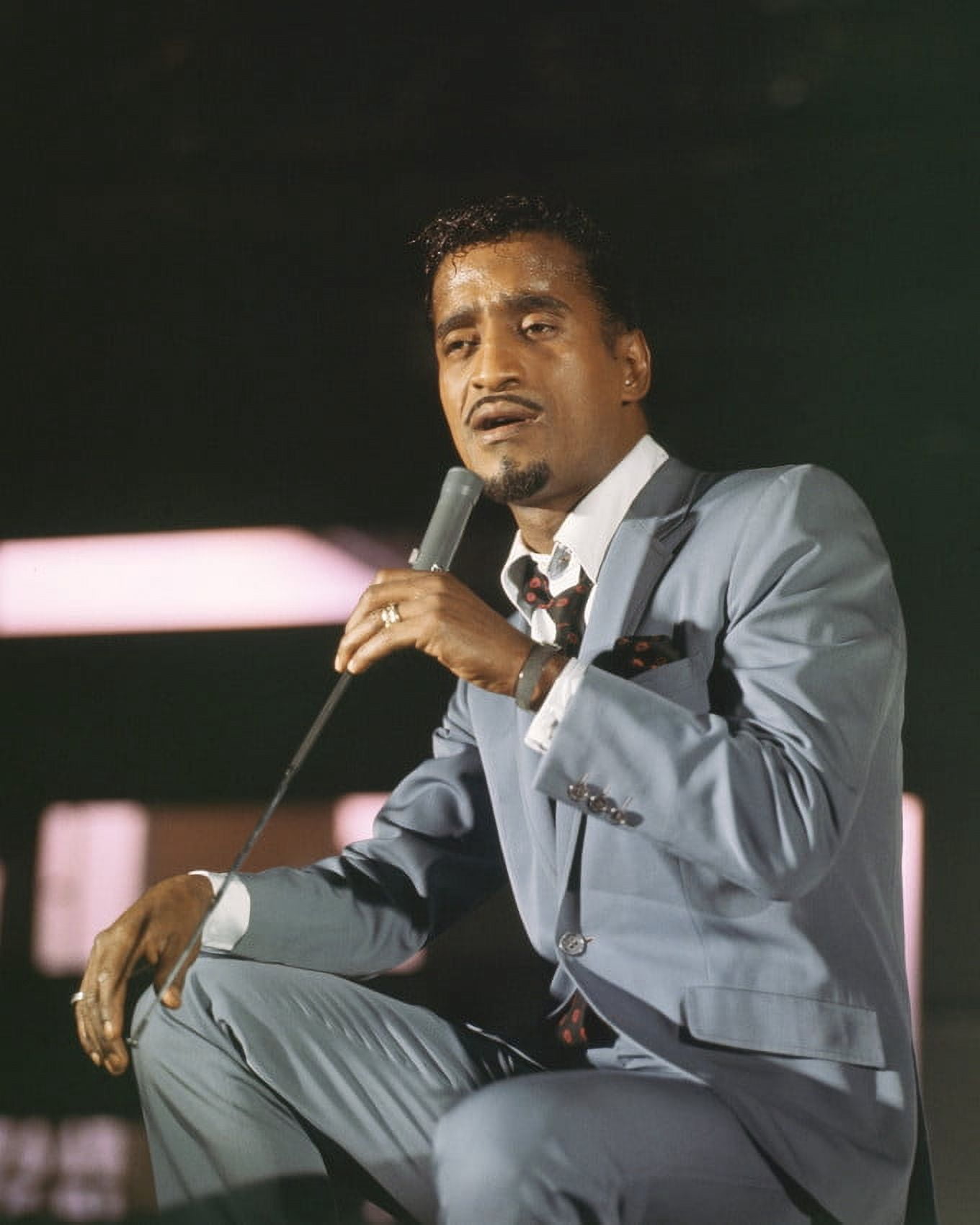 Sammy Davis Jr. Iconic Singing On Edge Of Stage 24X36 Classic Hollywood ...