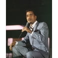 thumbnail image 1 of Sammy Davis Jr. Iconic Singing On Edge Of Stage 24X36 Classic Hollywood Poster, 1 of 1