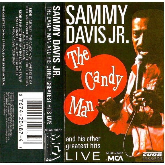 Sammy Davis Jr. - The Candy Man And His Other Greatest Hits Live (Cassette)