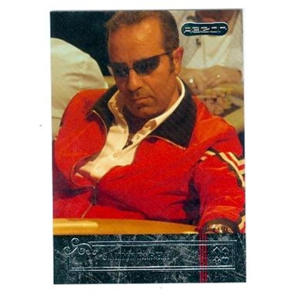 Sammy Farha trading card 2006 Razor Poker No.36 (WSOP WPT Poker Player)