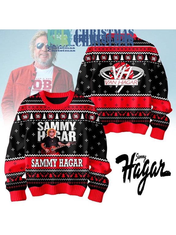 Sammy Hagar 2024 Van Hagar Merry Christmas Ugly Sweater