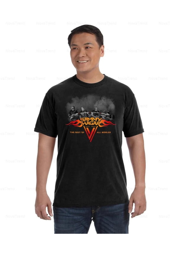Sammy Hagar Comfort Color T-Shirt Best of All Worlds 2024 Tour Graphic, Unisex, up to size 4XL