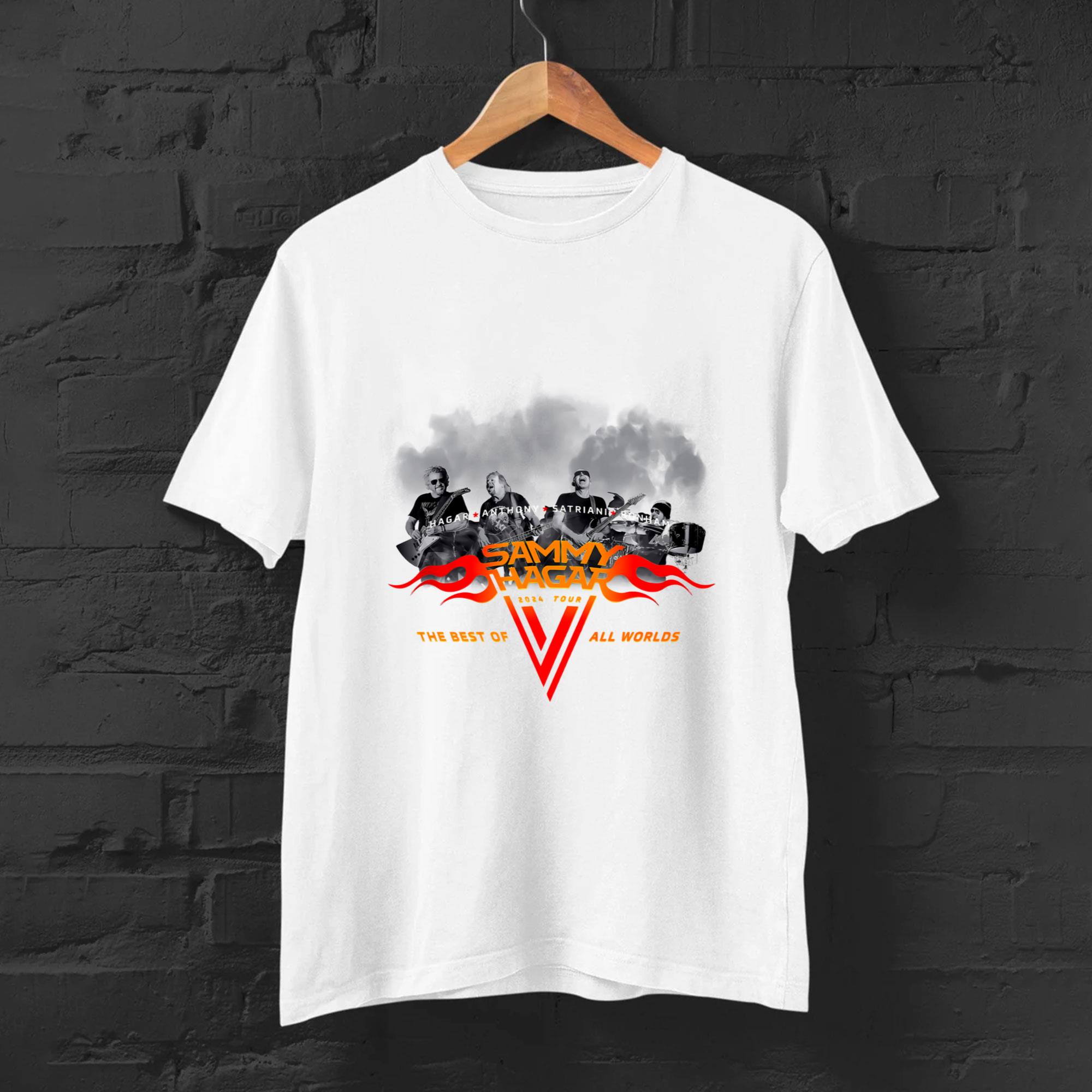 Sammy Hagar The Best Of All Worlds 2024 Tour Unisex TShirt, TShirt Beautiful.