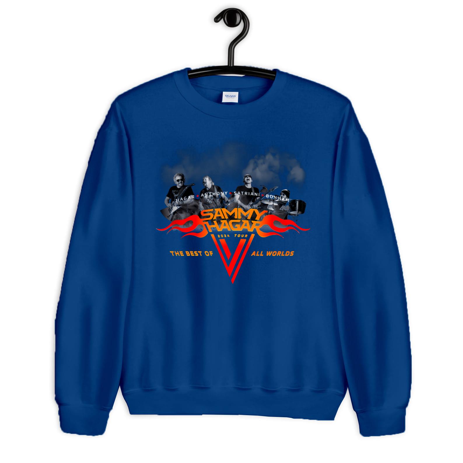 Sammy Hagar The Best Of All Worlds 2024 Tour Unisex TShirt, TShirt Beautiful.