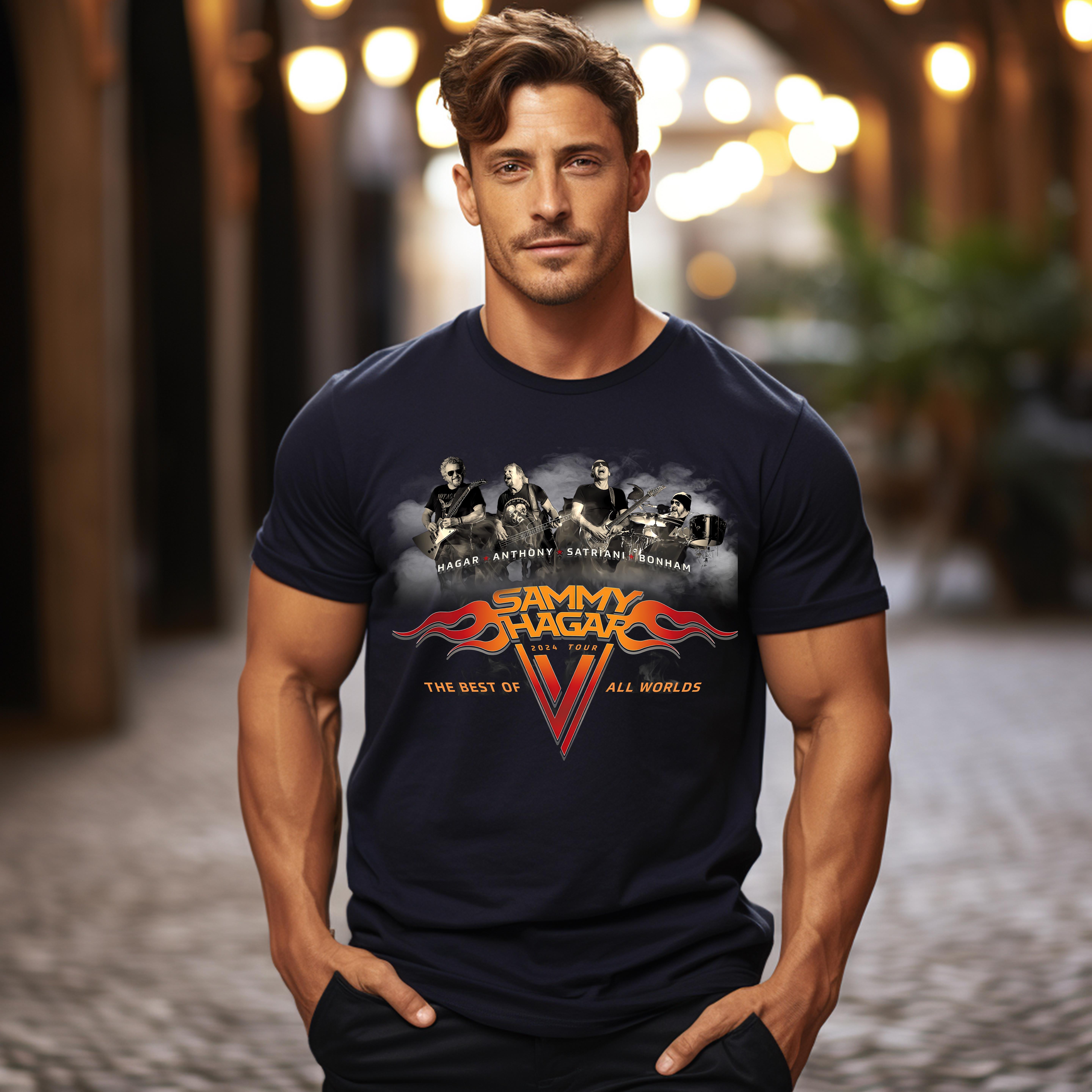 Sammy Hagar The Best Of All Worlds 2024 Tour Unisex TShirt, TShirt Up To 4XL