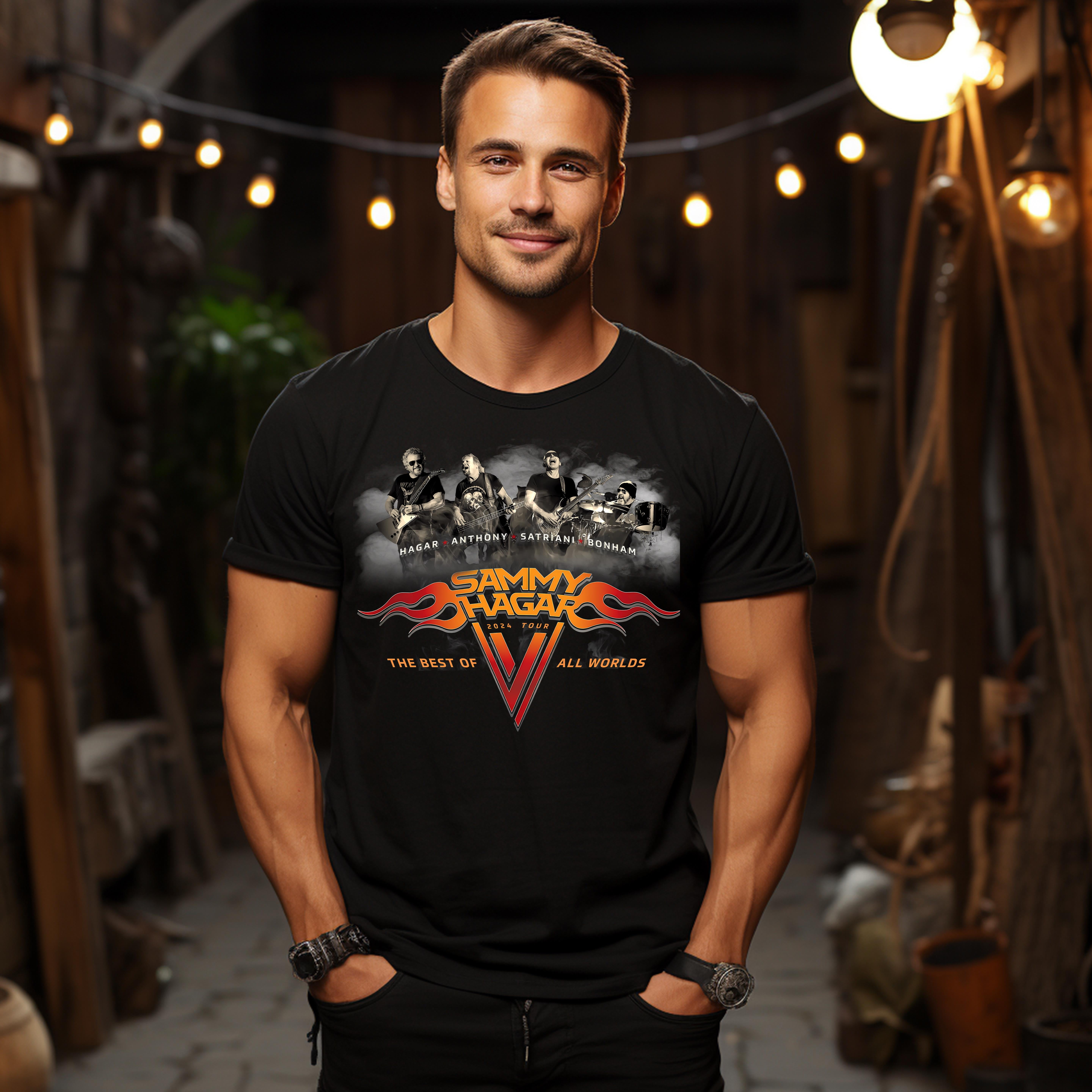 Sammy Hagar The Best Of All Worlds 2024 Tour Unisex TShirt, TShirt Up To 4XL