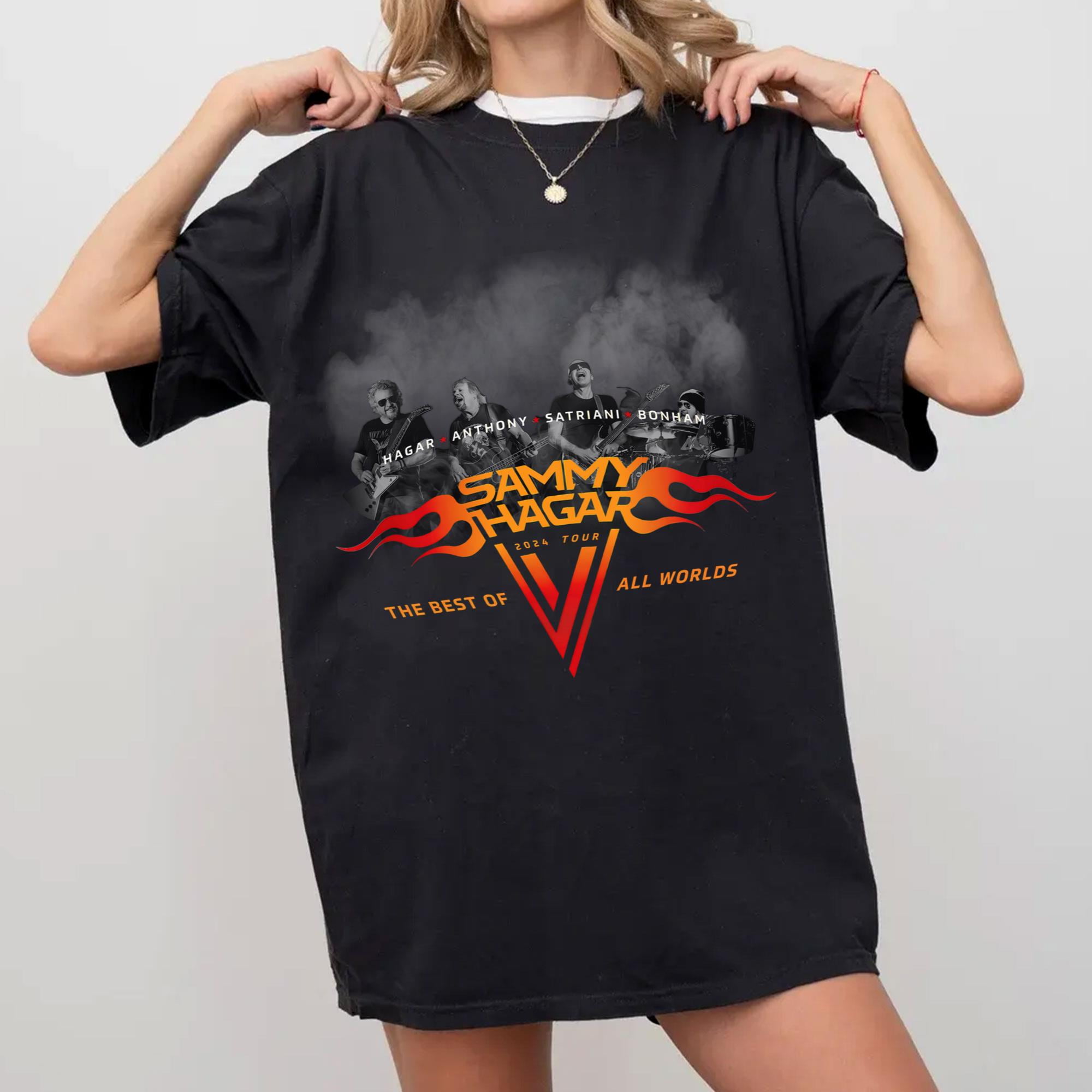 Sammy Hagar The Best of All Worlds 2024 Tour Shirt Sammy Hagar 2024