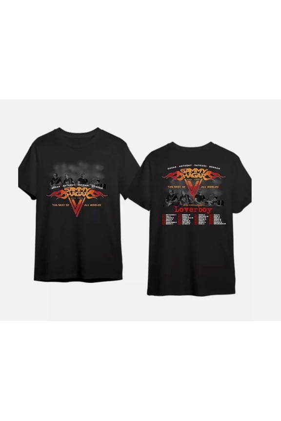 Sammy Hagar The Best of All Worlds 2024 Tour Shirt Sammy Hagar 2024 tour Shirt