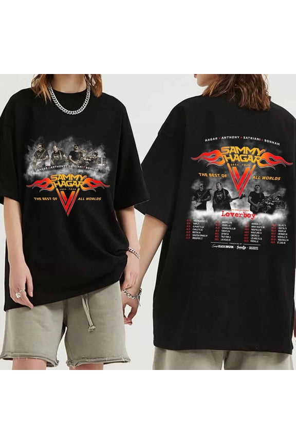 Sammy Hagar The Best of All Worlds 2024 Tour Shirt, Sammy Hagar Fan Shirt