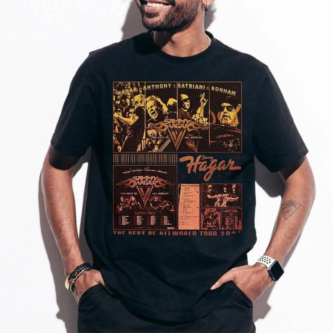 Sammy Hagar The Best of All Worlds 2024 Tour tShirt, Sammy Hagar