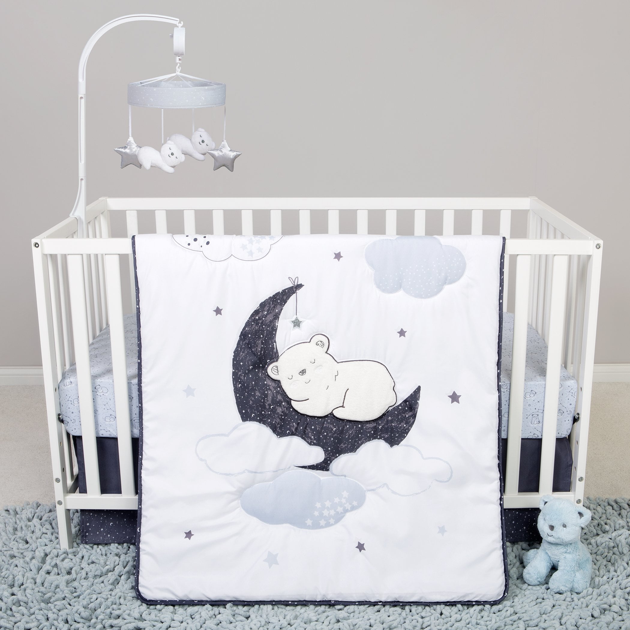 Celestial 2-Pack Microfiber Fitted Crib Sheet by Sammy & Lou®