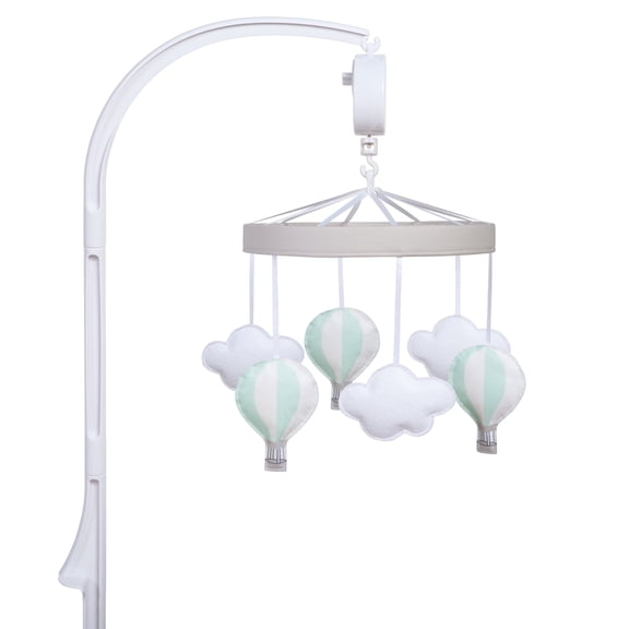 Sammy & Lou Musical Nursery Crib Mobile for Baby, Hot Air Balloon
