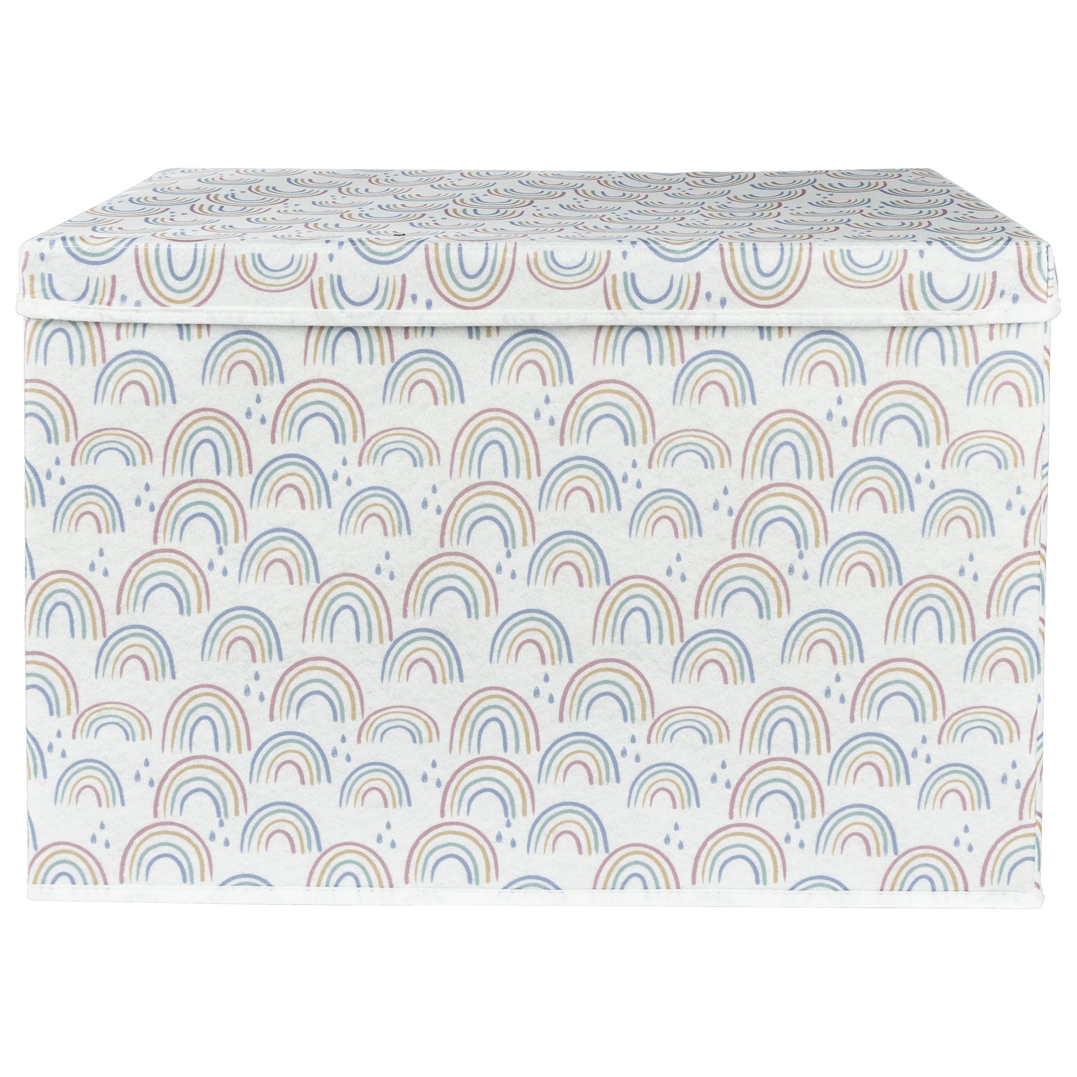 Sammy & Lou Rainbow Print Felt Toy Storage Chest