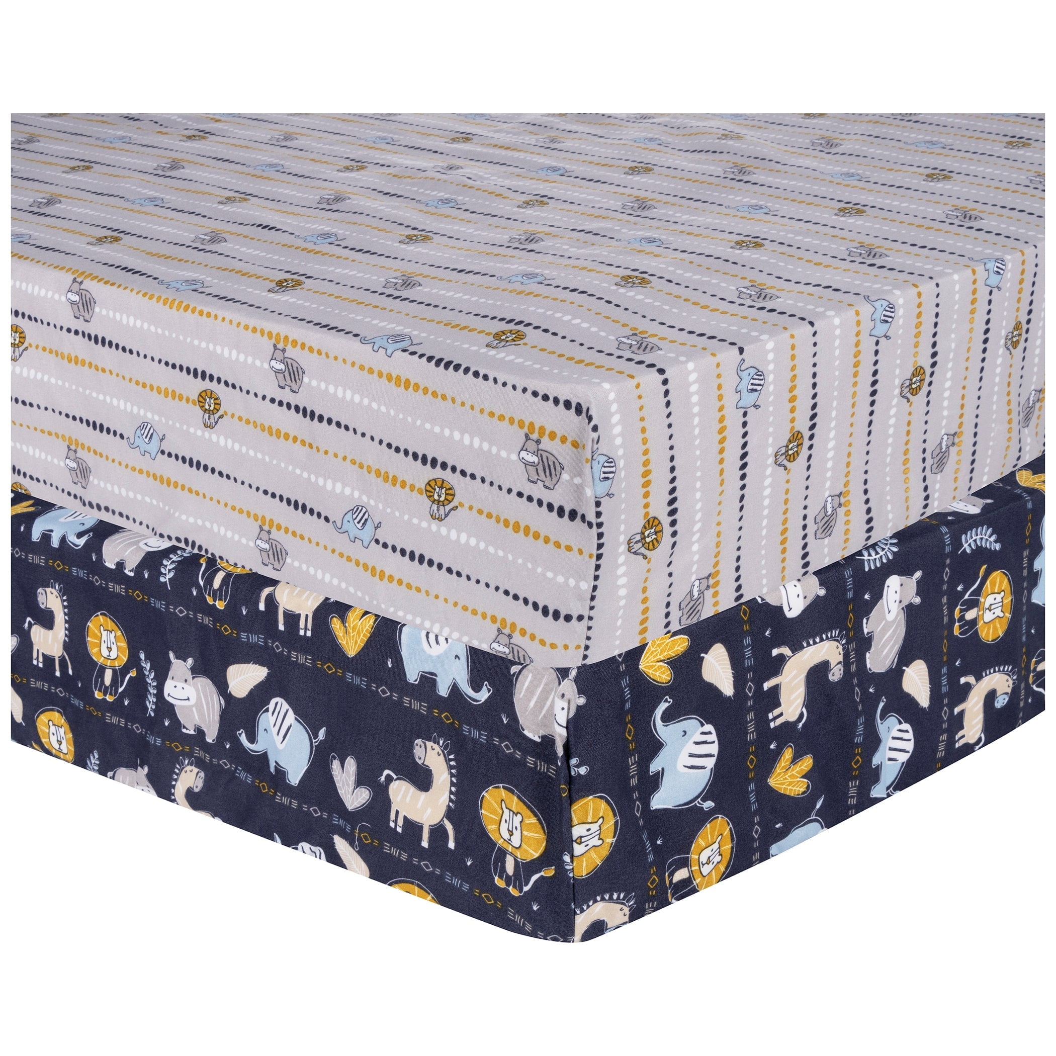 Sammy Lou Infant Fitted Crib Sheets Zambia 2 Pack Walmart