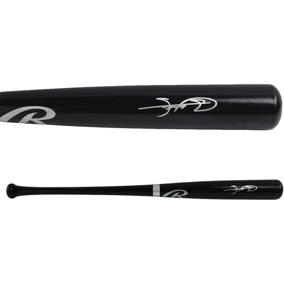 Sammy Sosa Autographed/Signed Chicago Logo Navy Wood Bat